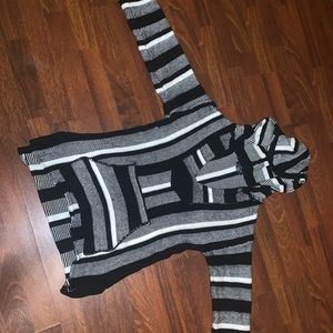 Black/White knit jacket